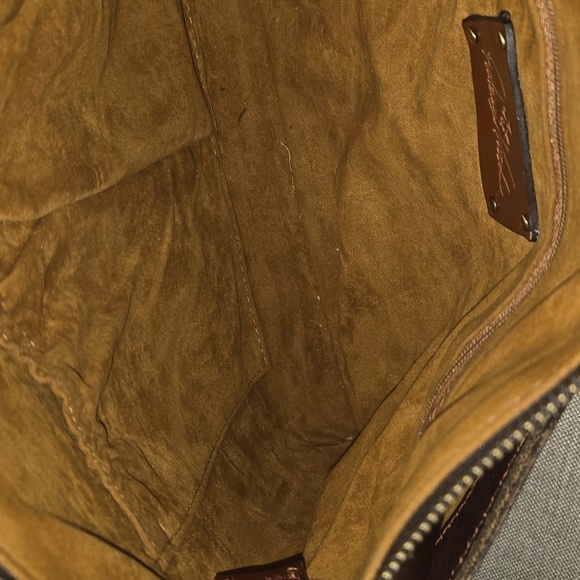 Patricia Nash Brown Leather Crossbody Bag - Picture 11 of 15